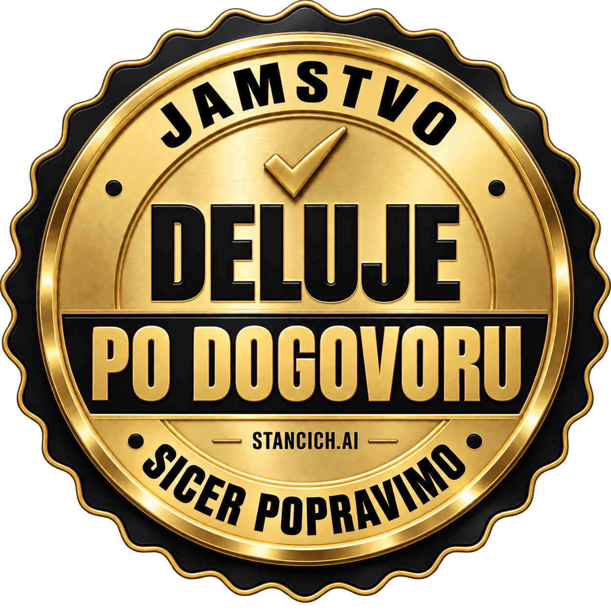 Jamstvo: deluje po dogovoru, sicer popravimo. STANCICH.AI.