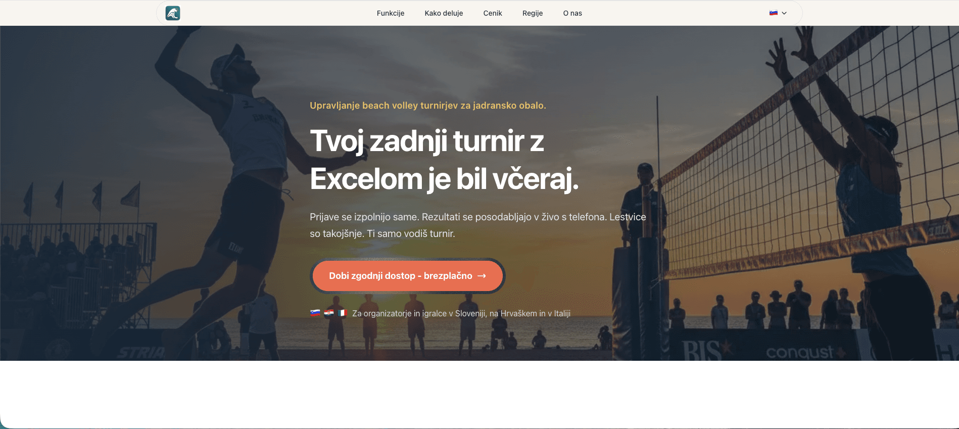 AdriaLudi posnetek zaslona spletne strani